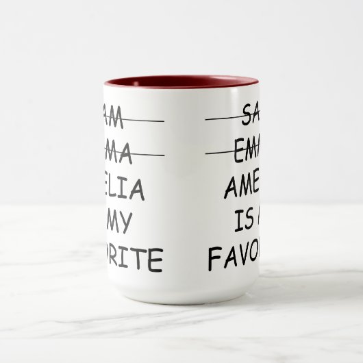 Grappige Moeder Favoriete Kind / Mam Verjaardag Ko Mok (Midden)