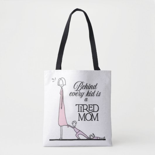 Grappige moeder Giftful Quote - Moe moeder leven Tote Bag (Voorkant)