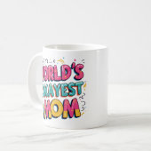 Grappige moeder Giftful Quote - 's werelds mooiste Koffiemok (Voorkant links)