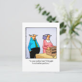 Grappige moeder in de wet Humor Briefkaart (Staand voorkant)