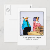 Grappige moeder in de wet Humor Briefkaart (Voorkant / Achterkant)