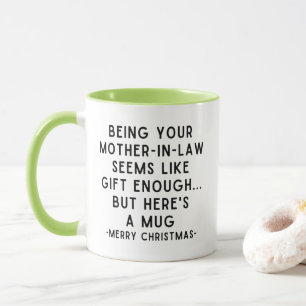Grappige Moeder In Law Mok Kerstcadeau voor Schoon