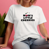Grappige moeder kersen vibe slogan moederdag t-shirt