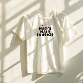 Grappige moeder kersen vibe slogan moederdag t-shirt