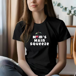 Grappige moeder kersen vibe slogan moederdag t-shirt