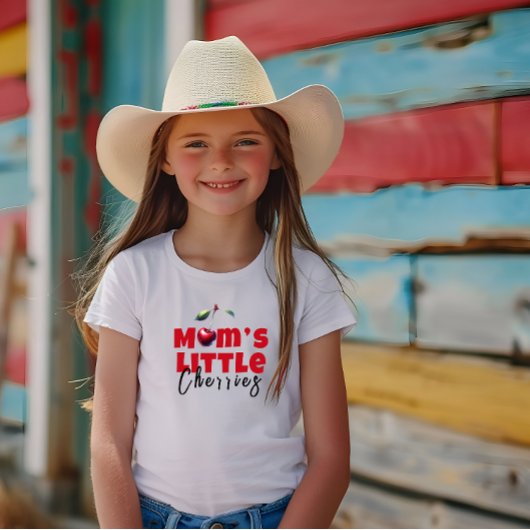 Grappige moeder kersen vibe slogan verjaardag t-shirt