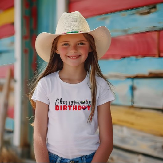 Grappige moeder kersen vibe slogan verjaardag t-shirt