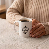 Grappige Moeder Leven Koffiemok - Harde Koffie Vol