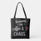Grappige Moeder Leven Quote Tote Bag (Achterkant)