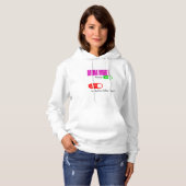 Grappige Moeder Modus Urdu Desi Hoodie (Voorkant volledig)