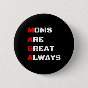 Grappige moeder Moederdag Merch Mama voor het hele Ronde Button 5,7 Cm