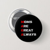 Grappige moeder Moederdag Merch Mama voor het hele Ronde Button 5,7 Cm (Voorkant /achterkant)