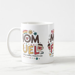 Grappige moeder Mok - "Mom Fuel" Koffiekopje