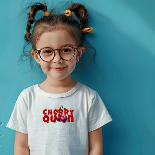 Grappige moeder rode kersen vibe slogan verjaardag t-shirt