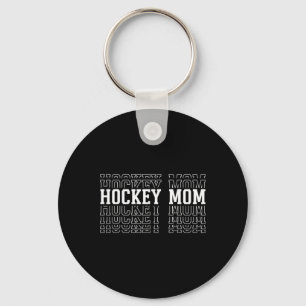 Grappige moeder tekst Hockey Moeder Mama Coach _1 Sleutelhanger