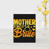 Grappige moeder van de bruid moederliefde bruiloft kaart (Gele Bloem)