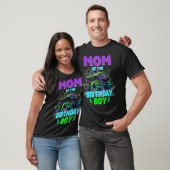Grappige Moeder Van De Verjaardag Jongen Monstertr T-shirt (Unisex)
