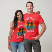 Grappige moeder van een Ausshole Australian Shephe T-shirt (Unisex)