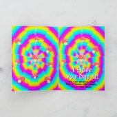 Grappige moeder Verjaardagsreis Retro Hippie Humor Kaart (Binnen)