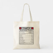 Grappige moeder voeding feiten moeder leven essent tote bag (Achterkant)