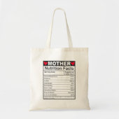 Grappige moeder voeding feiten moeder leven essent tote bag (Voorkant)