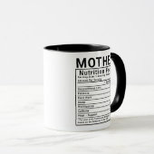Grappige Moeder Voedingsfeiten Moederdag Cadeau Mok (Voorkant rechts)