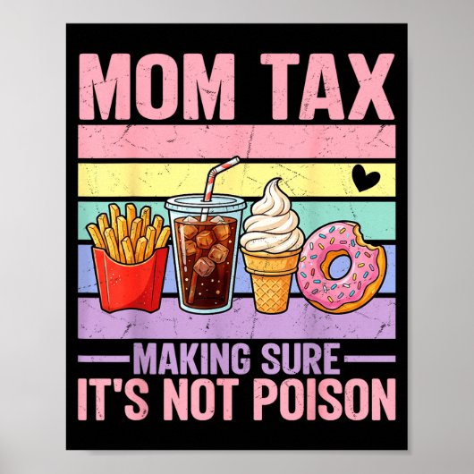 Grappige Moederbelasting Zorg ervoor dat Moederdag Poster (Voorkant)