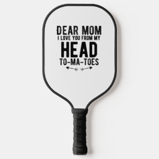 grappige moederdag cadeau voor moeder pickleball paddle