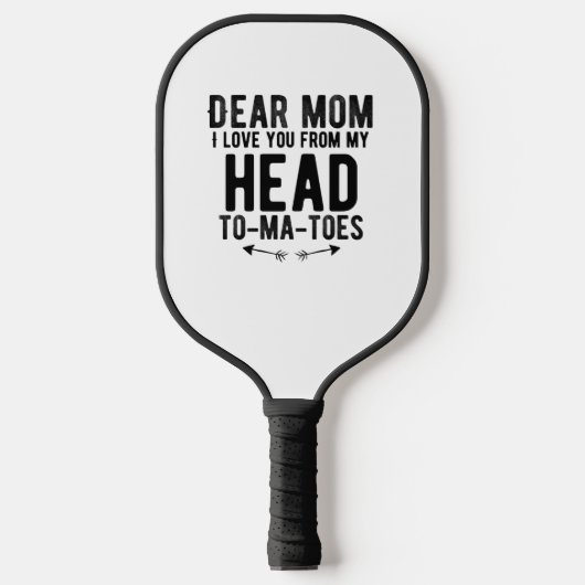 grappige moederdag cadeau voor moeder pickleball paddle (Voorkant)