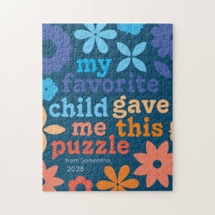 grappige moederdag favoriete kind puzzel