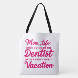 Grappige Moederdag Gift Canvas tas