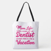 Grappige Moederdag Gift Canvas tas (Achterkant)