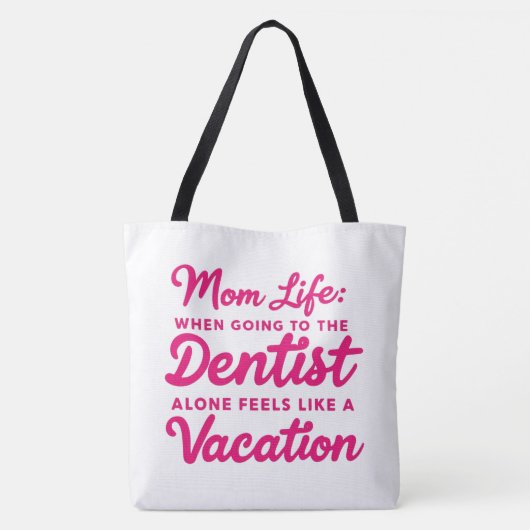 Grappige Moederdag Gift Canvas tas (Achterkant)