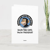 Grappige Moederdag groet Kaart (Achterkant)