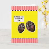 Grappige Moederdag Kaart (Gele Bloem)