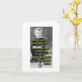 Grappige MOEDERDAG Kaart (Gele Bloem)