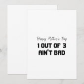 Grappige Moederdag kaart 3 kinderen (Voorkant / Achterkant)