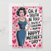 Grappige Moederdag kaart Mum Gift Mummy (Voorkant)