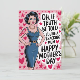 Grappige Moederdag kaart Mum Gift Mummy