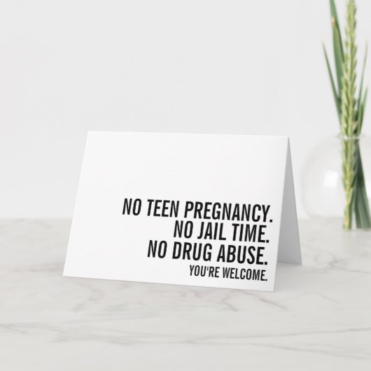 Grappige Moederdag Kaart van dochter (Voorkant)