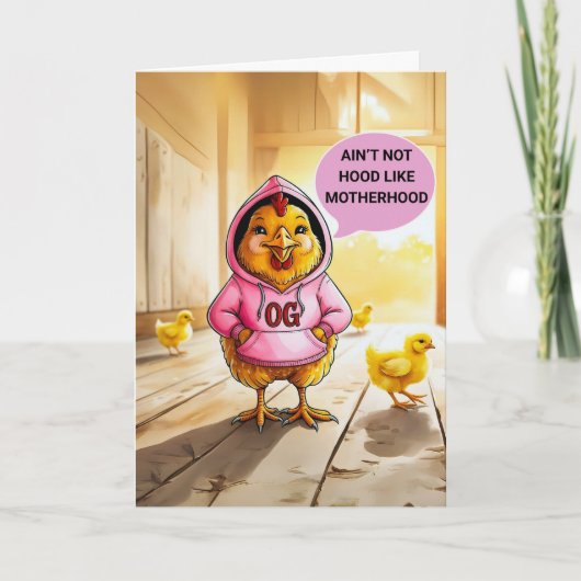 Grappige moederdag kaart verjaardagskaart moedersc (Voorkant)