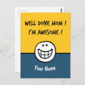 Grappige Moederdag kaarten Mama (Voorkant / Achterkant)