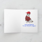 Grappige  Moederdag  kat Kaart (Binnen)