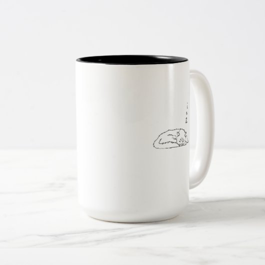 Grappige Moederdag Kat Mok (Voorkant rechts)