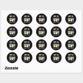 Grappige Moederdag mam belasting zorgen dat het ni Ronde Sticker (Vel)