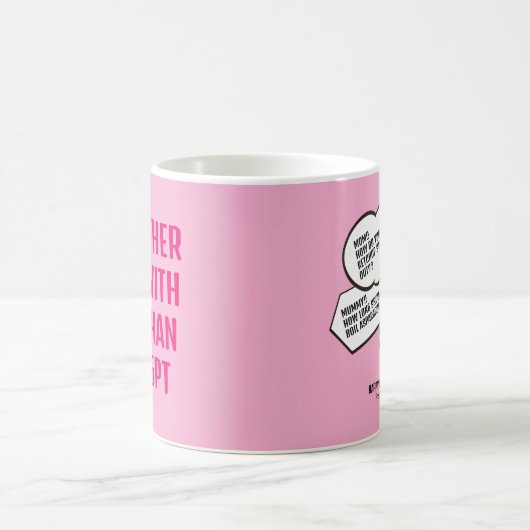 Grappige moederdag Mok van verlegen man (Center)