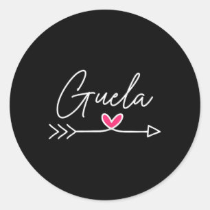 Grappige Moederdag Shirt Schattige Roze Pijl Hart Ronde Sticker