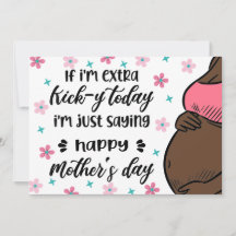 Grappige Moederdag van Baby Bump voor Mom to Be