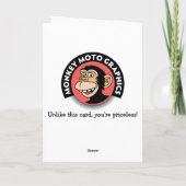 Grappige Moederdag: van zoon Kaart (Achterkant)