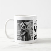Grappige Moederdag verjaardag foto Koffiemok (Links)